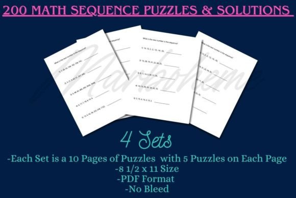 200 Math Sequence Puzzles: Sharpen Your Mind with Patterns