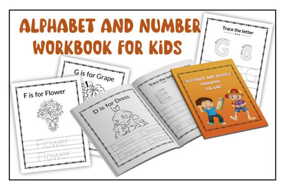 Alphabet and Number Workbook for Kids: Designer's Guide