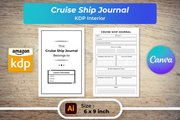 Cruise Ship Journal KDP Interior: Document the Journey