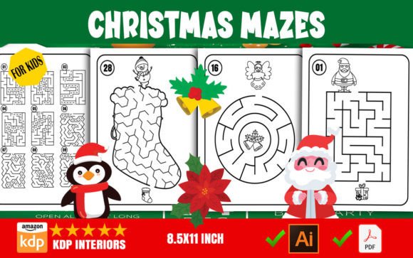 Evaluating Christmas Mazes Pages for Kids – KDP for Your Publishing Needs