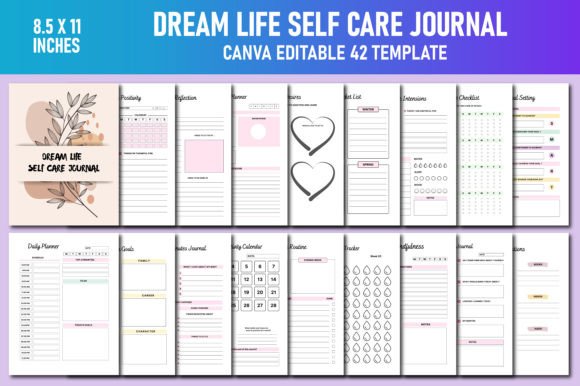Evaluating the Editable Dream Life Self Care Journal for Personal Growth and Publishing