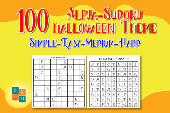 Halloween Alpha-Sudoku Puzzles for Spooky Brain Teasers