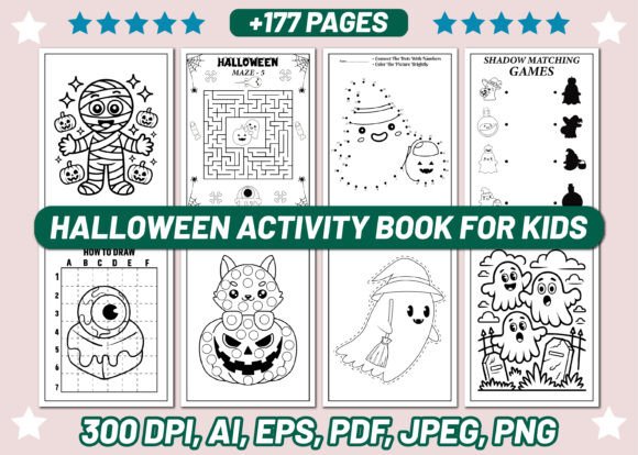 Inside Halloween Activity Book for Kids Vol 3: A Multi-Activity Treasure Trove for Spooky Season