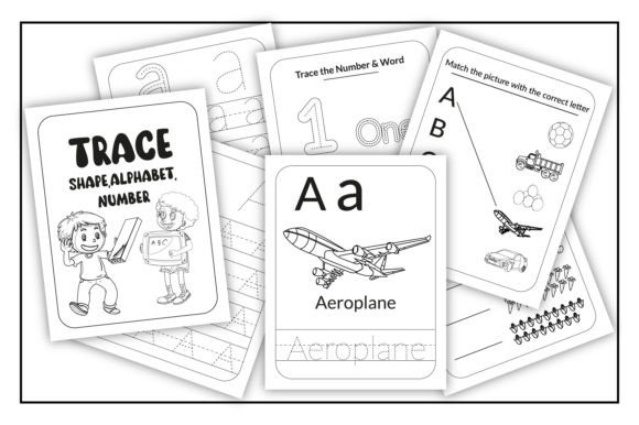 Letter and Number Tracing Book for Kids