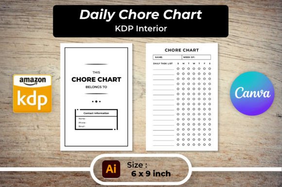 Master Your Day with the Daily Chore Chart KDP Interior