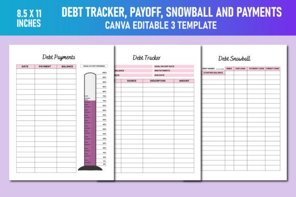 Strategic Debt Management Using a Debt Tracker, Payoff, Snowball, and Payments Planner