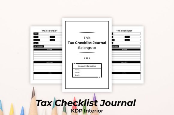 Streamlining Your Tax Preparation Workflow with a Tax Checklist Journal KDP Interior