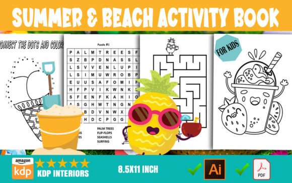 The Summer Beach Activity Book for Kids That Keeps the Fun Going, Anywhere You Go