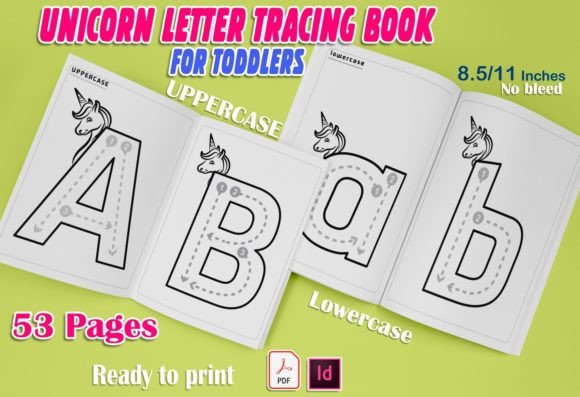 Unicorn Letter Tracing Book for Toddlers: A Creative Bridge Between Magic and Motor Skill Development