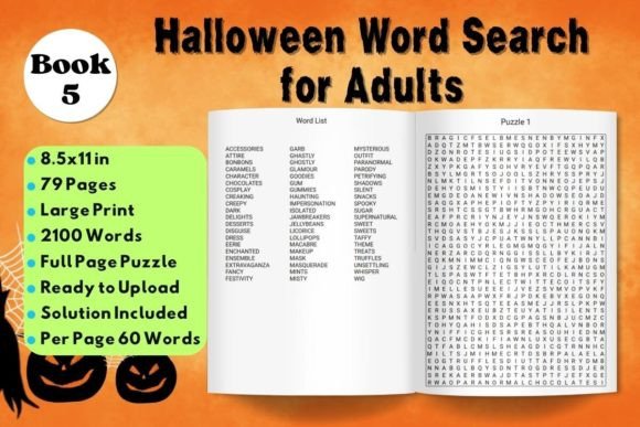 Unlocking the Spooky Fun: Why Halloween Word Search Puzzle Books Are Perfect for Your KDP Business and Family Gatherings