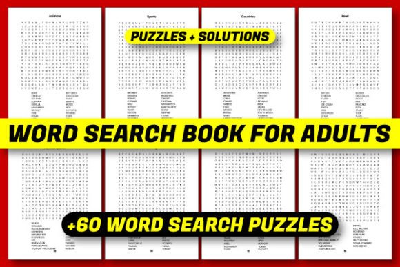 Word Search Book for Adults: Puzzles & Creative Solutions